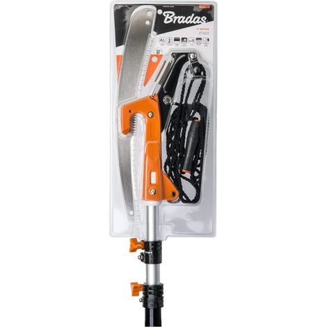 Bradas Sierra telescópica de aluminio con podadora 23 cm