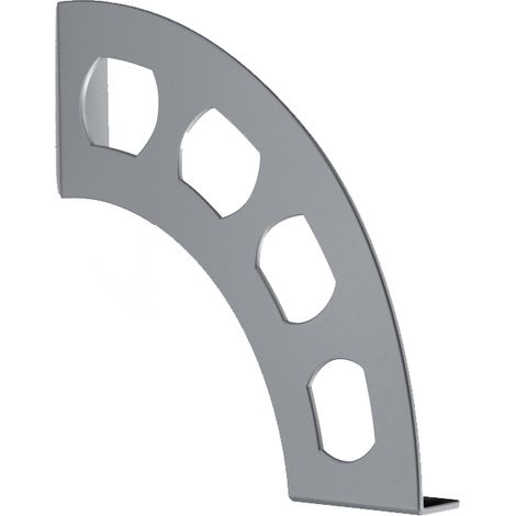 REGGIMENSOLA BOOMERANG 180X190 MM ARGENTO- BOLIS ITALIA- 5,0 coppie