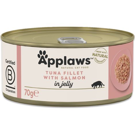 NOURRITURE HUMIDE POUR CHATS APPLAWS APPLAWS - NOURRITURE HUMIDE POUR CHAT 70 G - TUNA-SAUMON EN GELÉE (171-049) /CATS