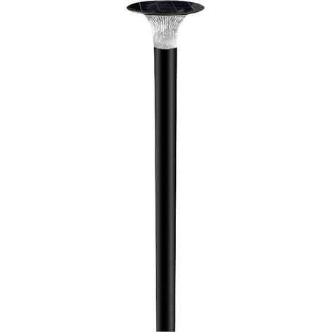 V-TAC Solar LED-Wegeleuchte VT-413, 15 W, 6000 K + 4000 K, schwarz (1/5)