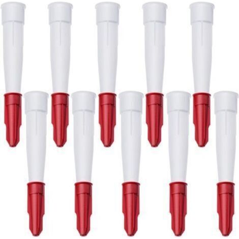 10 Pièces Embouts de Cartouche, Buse de Remplacement en Silicone, Buses Calfeutrage Plastique, Silicone Cartouche Douilles pour la Cuisine, la Maison (1/5)