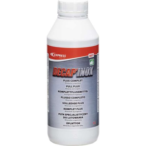 Flux décapant Decap' Inox pour les couvreurs Flacon 1L GUILBERT EXPRESS - 857