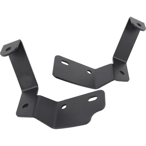 1 paire de supports de montage latéraux étanches noirs pour charnières de capot, supports de phares LED encastrés, remplacement pour Ford Bronco (1/5)