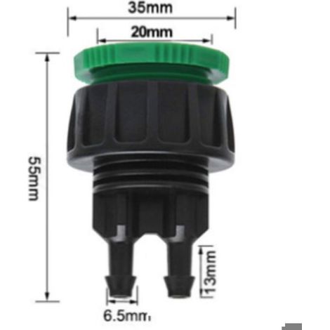 Connecteur Rapide - Raccord Tuyau Arrosage - Pour Micro Irrigation 4/7 mm - 10 Pièces (1/5)