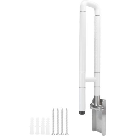 Barre d'appui pliable pour salle de bain, douche, toilettes, baignoire, rampe de sécurité pliable pour personnes âgées handicapées
