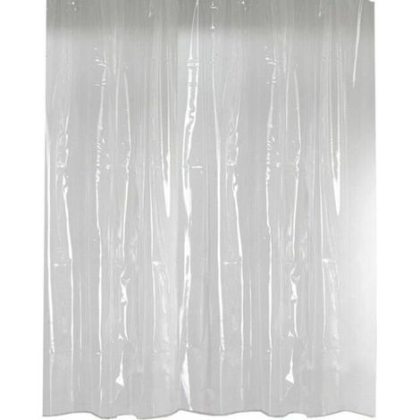 Rideau de douche transparent 180x90cm salle de bains (1/4)