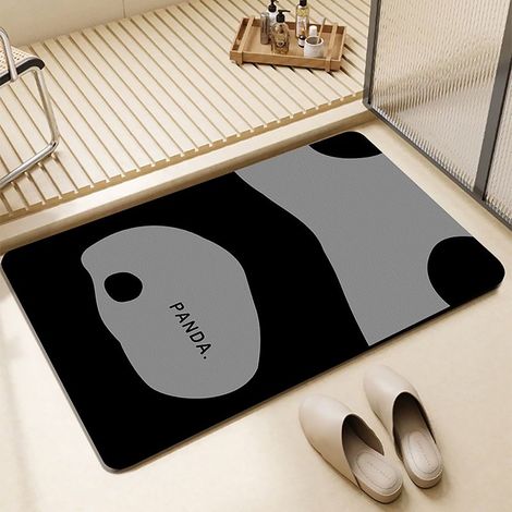 Tapis Absorbant Non-Dérapant Pour Salle De Bain - 40 x 60 cm - Imprimé - Usage Intérieur - 1 Pièce (1/5)