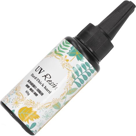 Résine époxy cristalline UV épaisse pour la création de bijoux et accessoires faits main, colle dure transparente, 60 g (1/5)