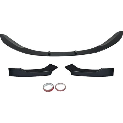 Spoiler anteriore per paraurti, design M Performance, facile installazione, nero lucido (1/2)