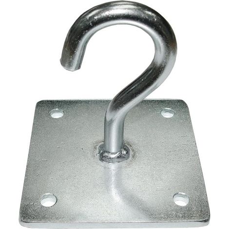 SOPORTE HAMACAS ZINCADO ABIERTO 10x10CM