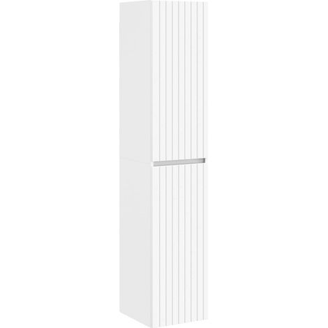 Mueble de baño montado en la pared Blanco 33 x 34,5 x 160 cm vidaXL (1/5)