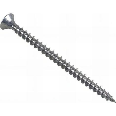 Vis bois tête fraisée Pozidriv 5 x 80 mm INOX A2 - Boite de 100 pcs - Fixtout VAFC05080A2