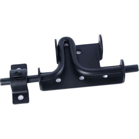 Loquet de porte – 1 jeu – Verrou à glissière et taquet de fenêtre – Loquet coulissant robuste pour portes extérieures, abris de jardin, granges et placards (1/5)