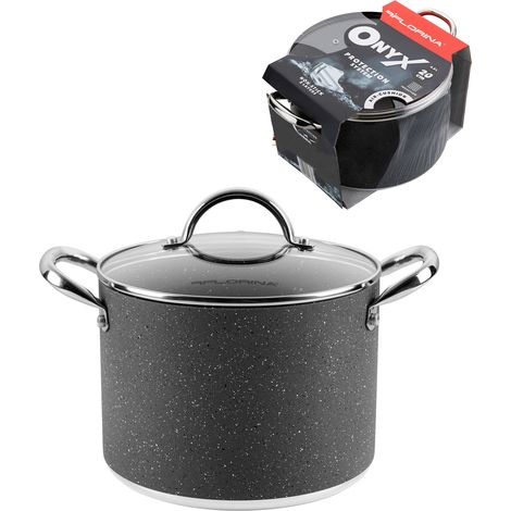 Maceta Florina Onyx de 20 cm y 4,6 l para inducción a gas (1/5)