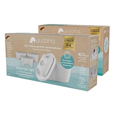 Kit de démarrage de filtre à eau pour 6 mois, tous les systèmes de carafe filtrante courants Cartouche de filtre à eau réutilisable, 96% d'économie de plastique, charbon actif fabriqué à (1/5)