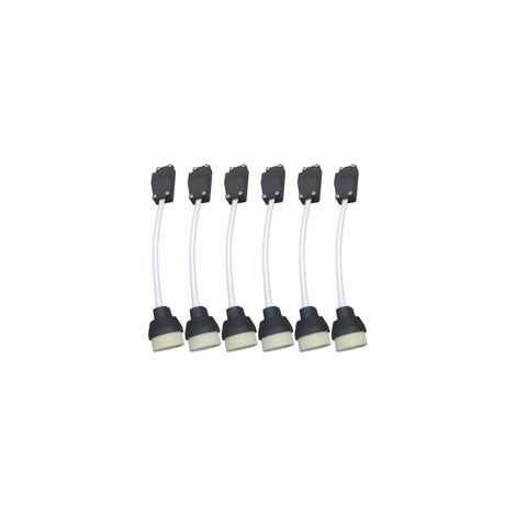 GU10 Support de Lampe, Douille D'ampoule Connecteur,Adaptateur pour LED et Halogène,Base en céramique Et Bornier-