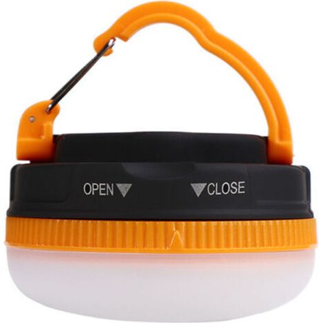 Mini Campinglampe, 5 Modi SOS Campinglicht Tragbar Wasserdicht Zeltlampen, Notfall Camping Laterne für Outdoor Wandern Camping [Energieeffizienzklasse A+]
