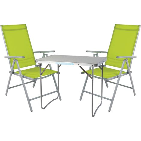 3-teiliges Campingmöbel Set 70x50x59cm-MMC330870+2xMMC5000GG (1/4)