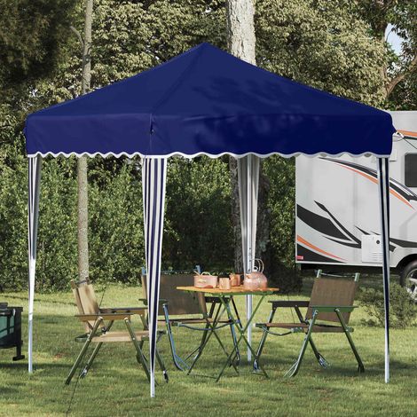Pop-up Partyzelt Blau 195 x 195 x 245 cm Oxford-Stoff