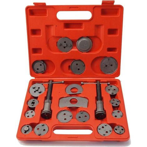 Mallette de Repousse Piston Étrier de Freins 21 Outils - Pratique et efficace - Efficace et robuste - Beast