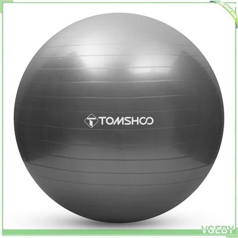 Balle de yoga - FAFEICY - 65 cm - PVC épais anti-éclatement - Charge 150 kg - Pompe incluse (1/5)