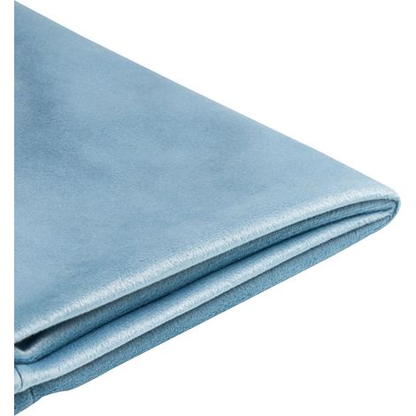 Bed Frame Cover Velvet FITOU 90 x 200 cm Light Blue