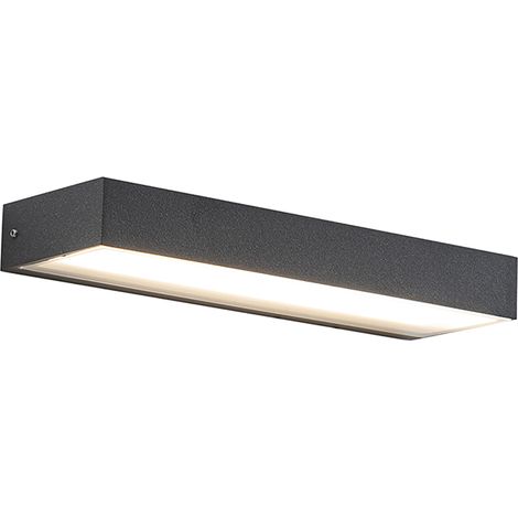 LEVEL – Applique Biemissione LED 15W 100-100° IP65 4000K CRI80 in Alluminio Verniciato Antracite - Rossini Group (1/2)