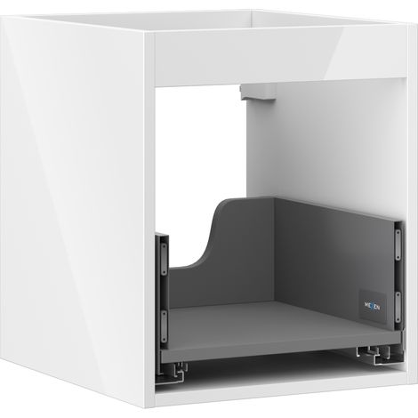 Mexen Box-A cuerpo del mueble bajo lavabo 40 cm, 1 cajón, blanco brillo - 91AX0-0400-470-1-00 (1/4)