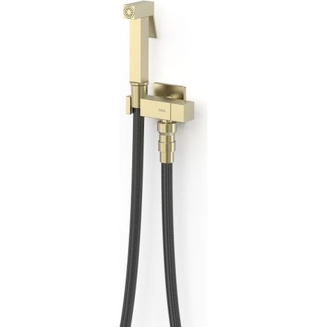 Mitigeur encastré avec douche pour WC Cava doré - TRES 24112351CA
