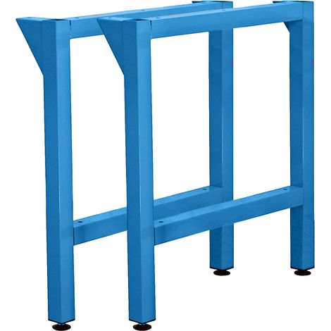 ADB Werkbankfuß 2er Set Gestell Stützfuß für Werkbänke 700x800mm Lichtblau (1/4)