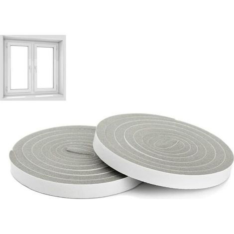 Burlete impermeable para puertas y ventanas: tira de sellado autoadhesiva para puertas y ventanas.