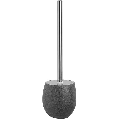 Portascopino Da Appoggio In Poliresina Grigio Effetto Pietra Stone (1/2)