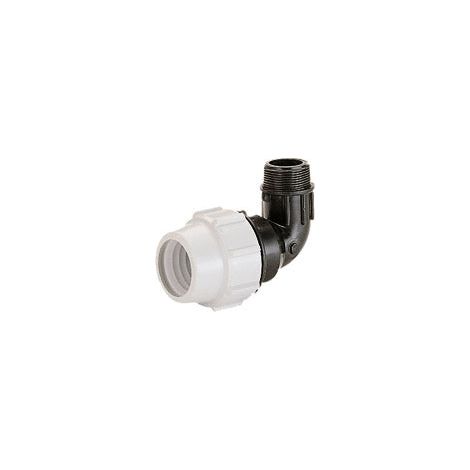 Plasson Elbow 20mm x 1/2" BSP Male - Durable Plumbing Fitting (1/3)