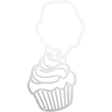 Pochoirs de découpe pour cupcakes à secouer, pochoirs de scrapbooking, album DIY, tampons en papier, cartes (1/3)