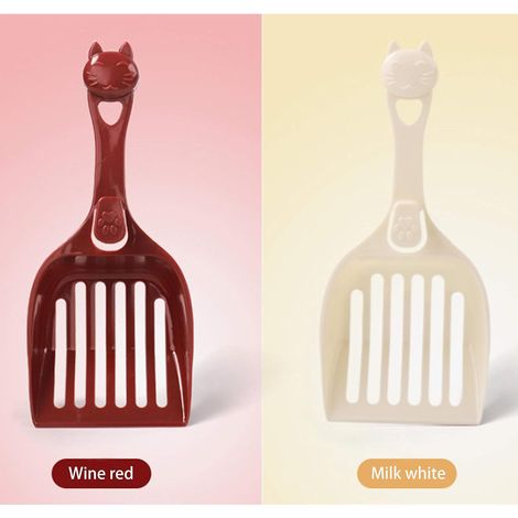 Pelle à litière pour chat grand pin pelle à litière pour chat tofu litière pour chat fournitures de nettoyage pour animaux de compagnie toilette pour chat bac à litière pour chat (1/5)