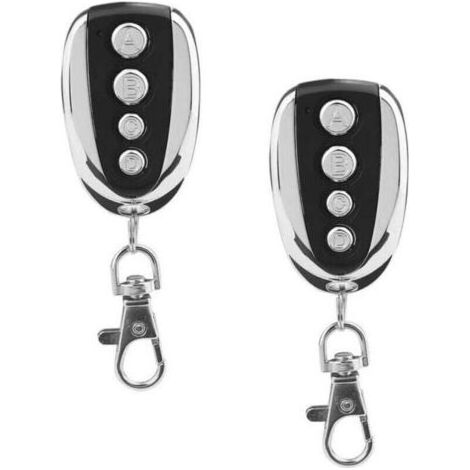 Télécommande sans fil UlisemDoor 433,9 MHz, clé clone universelle 433,9 MHz, 4 boutons, pour ouvre-porte de garage (1/4)