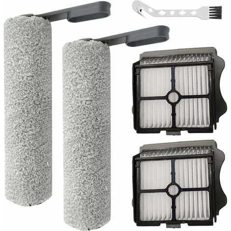 Tineco Floor One S5 / Floor One S5 Pro 2 ensemble d'accessoires de filtre de brosse de remplacement pour aspirateur eau/poussière (5 pièces)