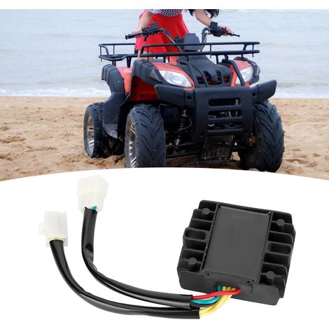 Régulateur-redresseur de tension 12 V CC à 6 fils pour scooters GY6 50 cc, 125 cc, 150 cc, 200 cc et 250 cc