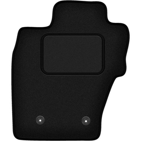 Tapis conducteur noir pour Dacia Duster I SUV 4x4 (2010-2018) – Doublure en polypropylène – Couture durable – Installation stable