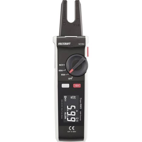 VOLTCRAFT VC-351 Pinza amperometrica CAT III 600 V Display (Counts): 600 (1/5)