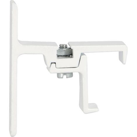 Soporte mural metálico simple 24 x 16 avanzada 40 mm blanco x2 - Mobois
