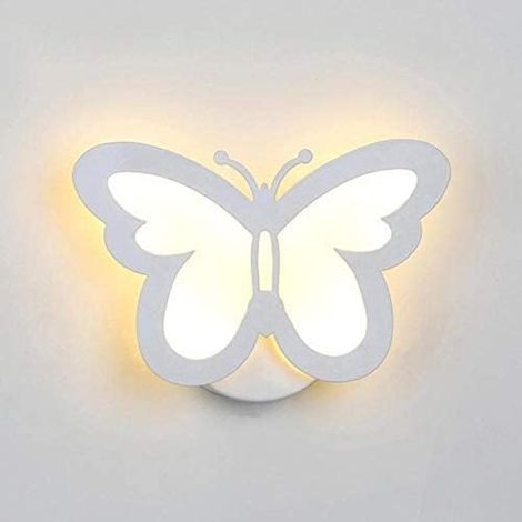 Butterfly Wall Light Shape Wall Sconce Lamp Butterfly Led Light Living Room Hallway Bedside Wall Lamps Home Decor Night Lights