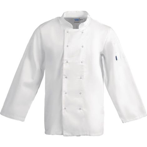 Veste de Cuisine Mixte Vegas Manches Longues Blanche - Whites Chefs Clothing