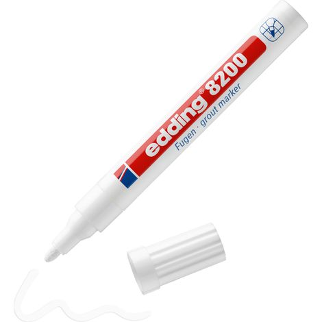 Edding - Marqueur à encre UV E8280 Securitas transparent - pour marquer manière invisible sur presque tous les matériaux