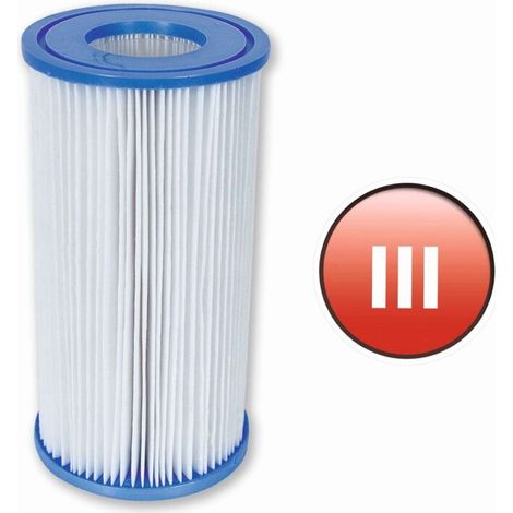 Cartouche filtrante Bestway Type III Dacron 200x105mm - Filtre de nettoyage de piscine - 1 pièce-AquaForge (1/2)