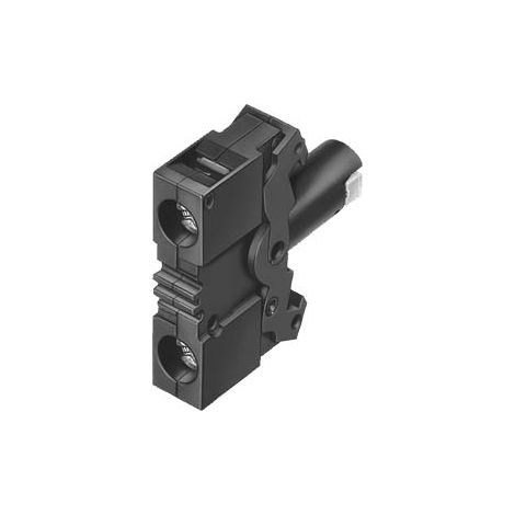 Componente attuatore/indicatore con led integrato 110v ac, Portalampada terminale a vite, Rosso