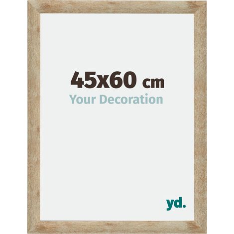 yd. - Cadre photo 45x60 - Or - MDF - Catania (1/5)