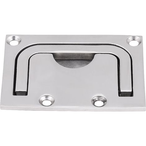 Manija elevadora de escotilla empotrada de acero inoxidable para yate marino (1/5)