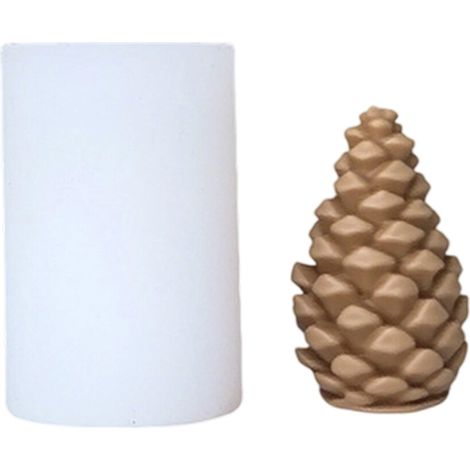 Stampo in silicone a forma di pigna - 7498