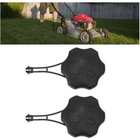 De Carburant 2 Pièces Adapté Pour Tondeuse à Gazon,Bouchon De Carburant 594061 Compatible Avec les Moteurs Briggs & Stratton 675EXi 725EXi,Bouchons De Réservoir De Gaz Fuel Tank Cap remplace, Non orig (1/5)